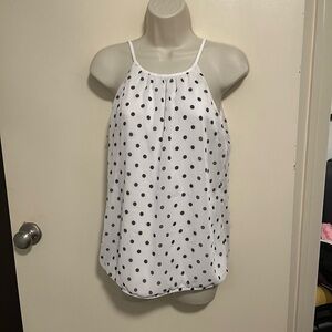 Express - Polka DOTS!  Relaxed Camisole White and Black